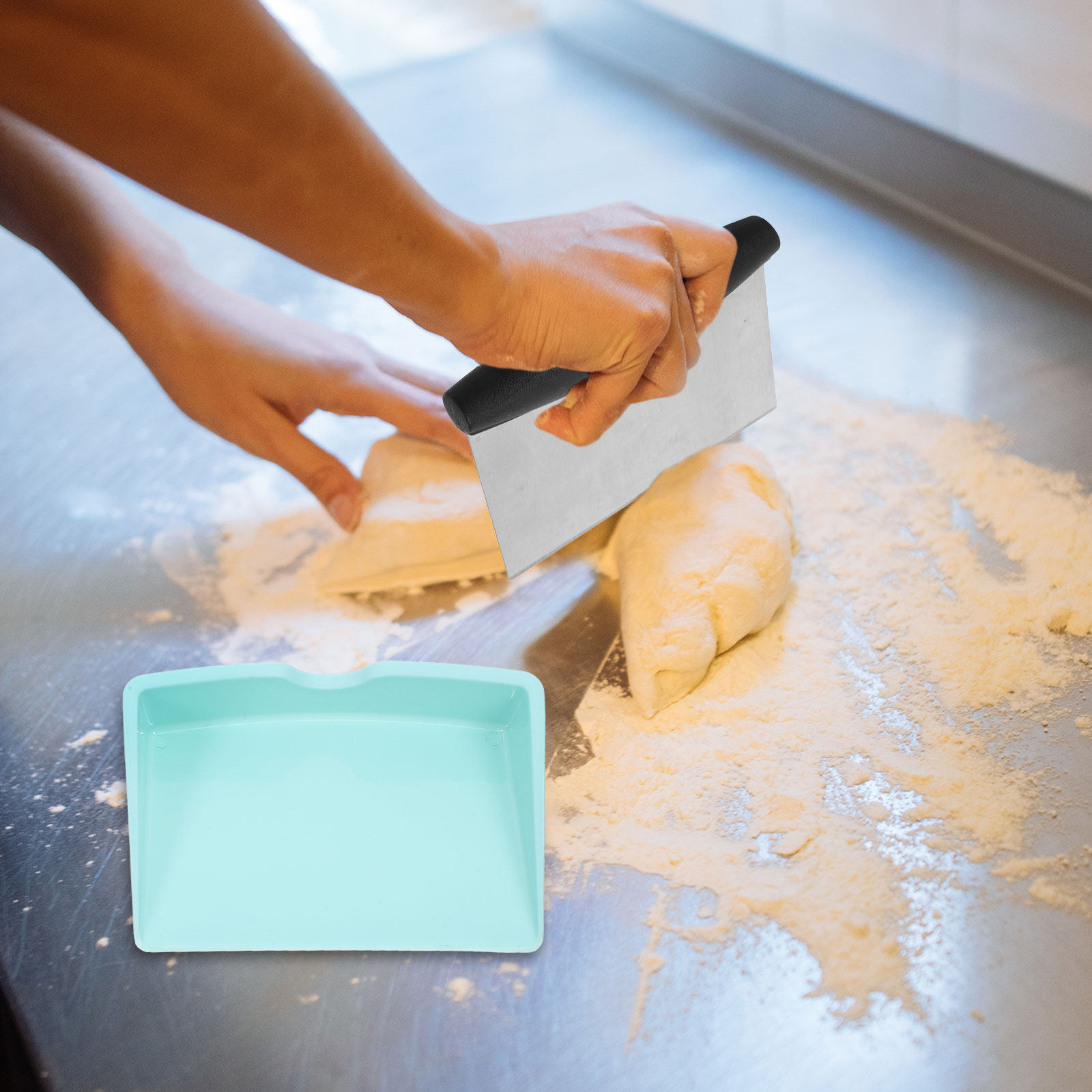 Bench Scraper Dough - 1 Set Yüksek Dayanıklılığa Sahip Hamur