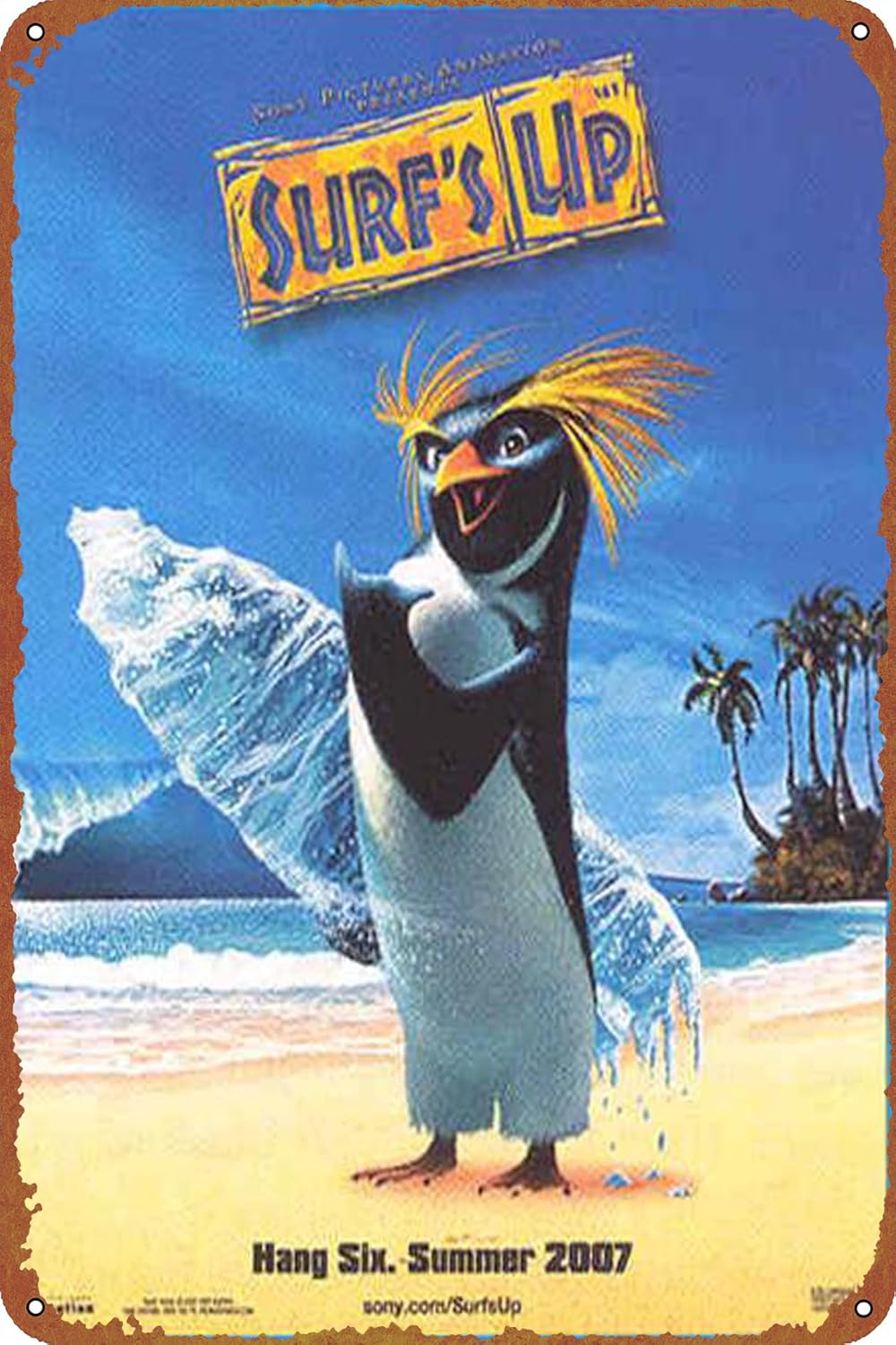 Kitchen Up - 1p,Surfs Up Film Posteri Metal Tabelalar