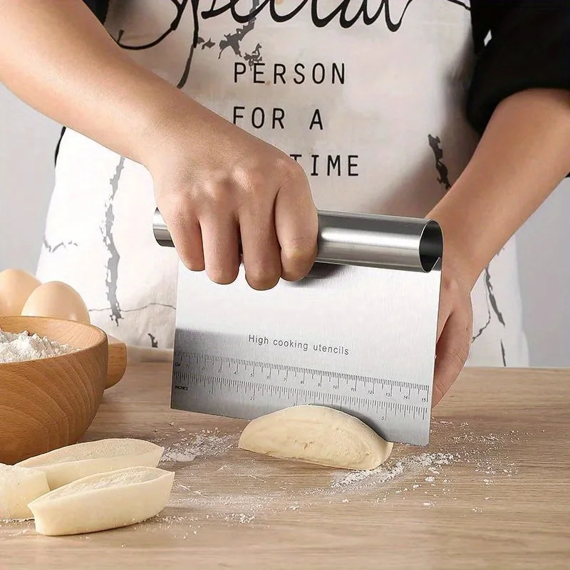 Bench Scraper Dough - 15/22/25/30 cm Paslanmaz Çelik Hamur Kıyıcı