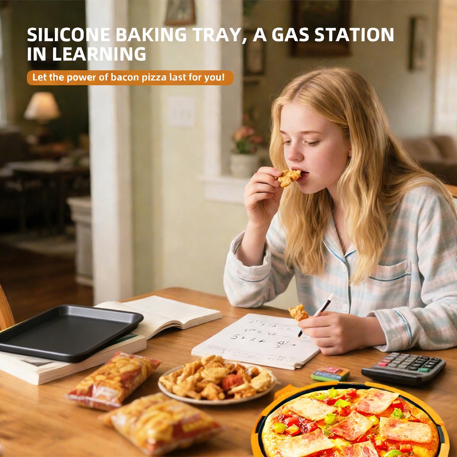 Kitchen Baking Trays - Mikrodalga Izgara Tavası Hızlı Isınan Pizza