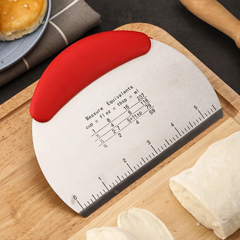 Bench Scraper Dough - Hamur Kazıyıcı Ekmek Pizza Hamuru Kesici