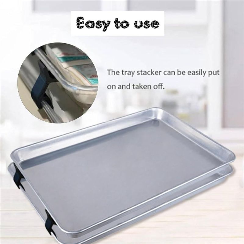 Kitchen Baking Trays - DT39 Fırın Tepsisi İstifleme Klipsleri, Yeniden