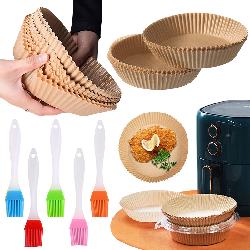 Kitchen Baking Mat - 50/100 adet hava fritöz kağıt tabak