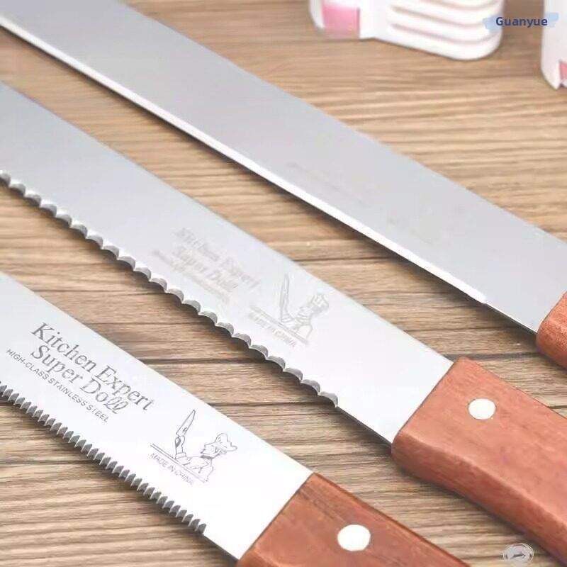 Kitchen And Baking Equipment - Paslanmaz Çelik Dişli Bıçak Ekmek Kesici