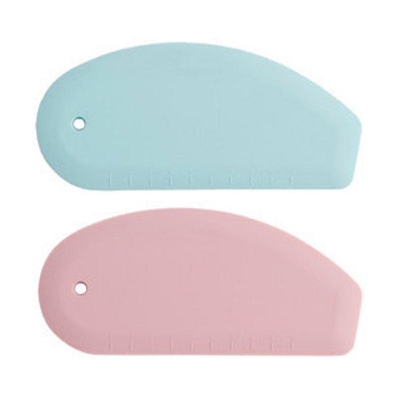 Bench Scraper Dough - AEE2-Silikon Kase Kazıyıcı Esnek Kavisli Kenarlı