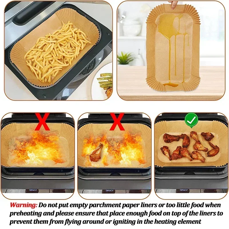 Tek kullanımlık Hava Fritöz Ka - Kitchen Baking Mat incelemesi ve fiyatı