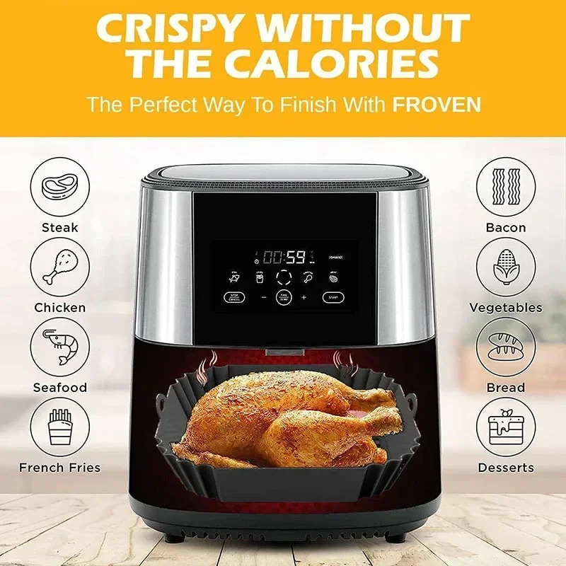 1 adet silikon hava fritöz sep - Kitchen And Baking Equipment incelemesi ve fiyatı