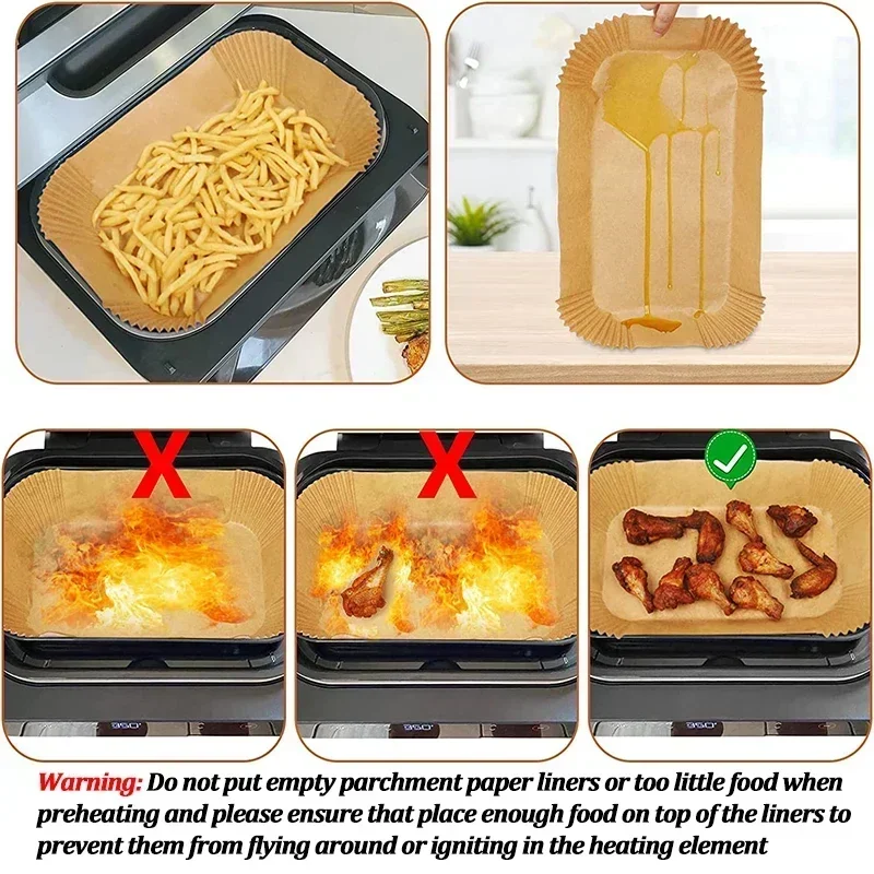 Tek kullanımlık hava fritöz ka - Kitchen Baking Mat incelemesi ve fiyatı