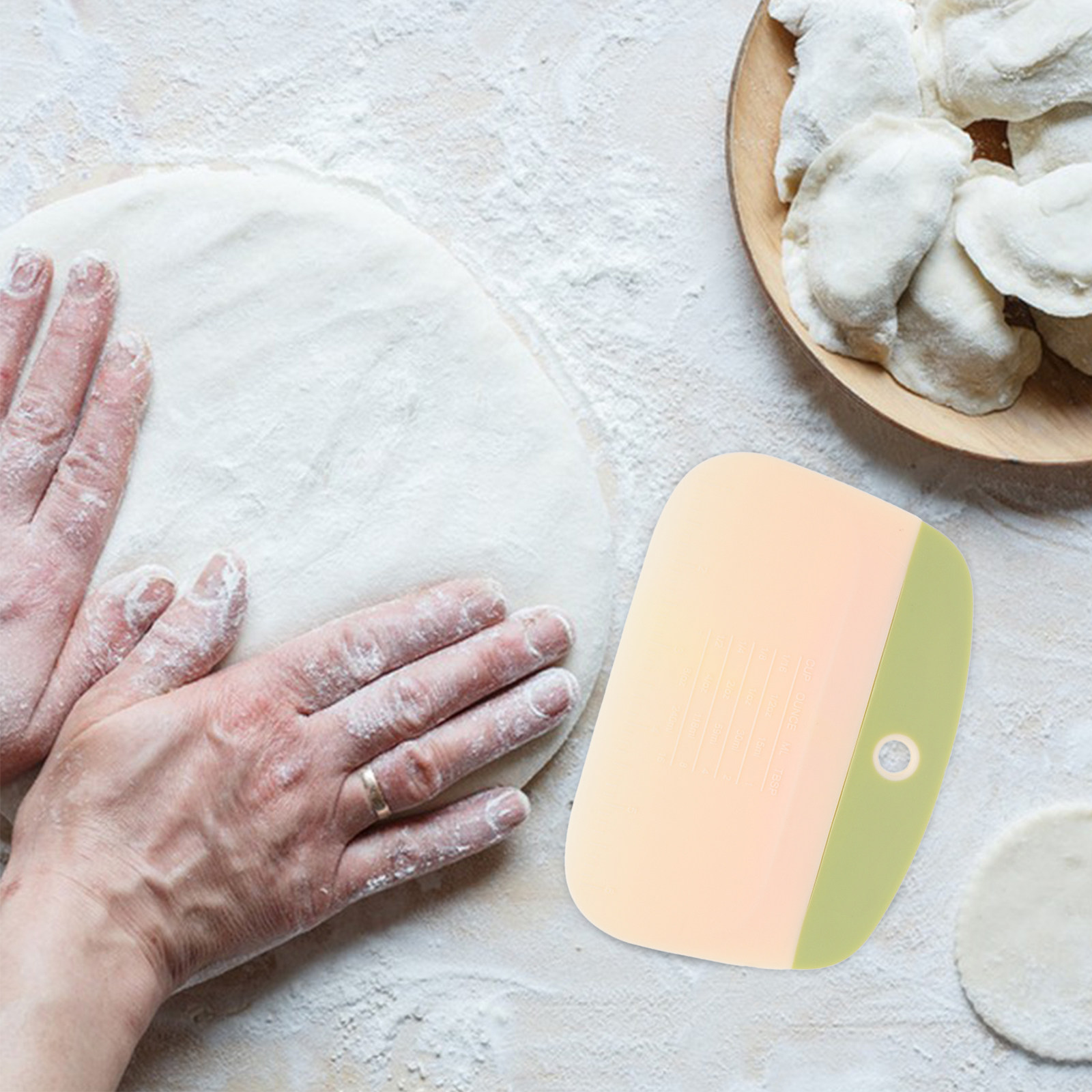 2 Adet Hamur Kazıyıcı Ekmek Ya - Bench Scraper Dough incelemesi ve fiyatı