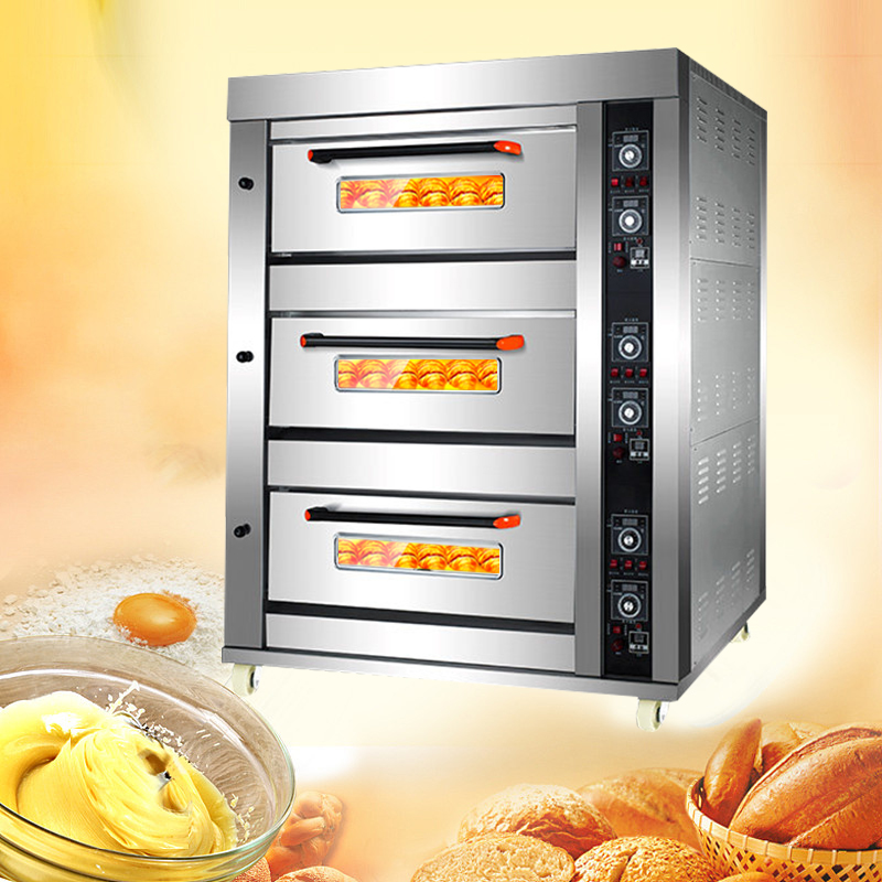 Guangzhou 3 Katlı 6 Tepsili Ti - Commercial Kitchen Baking Equipment incelemesi ve fiyatı