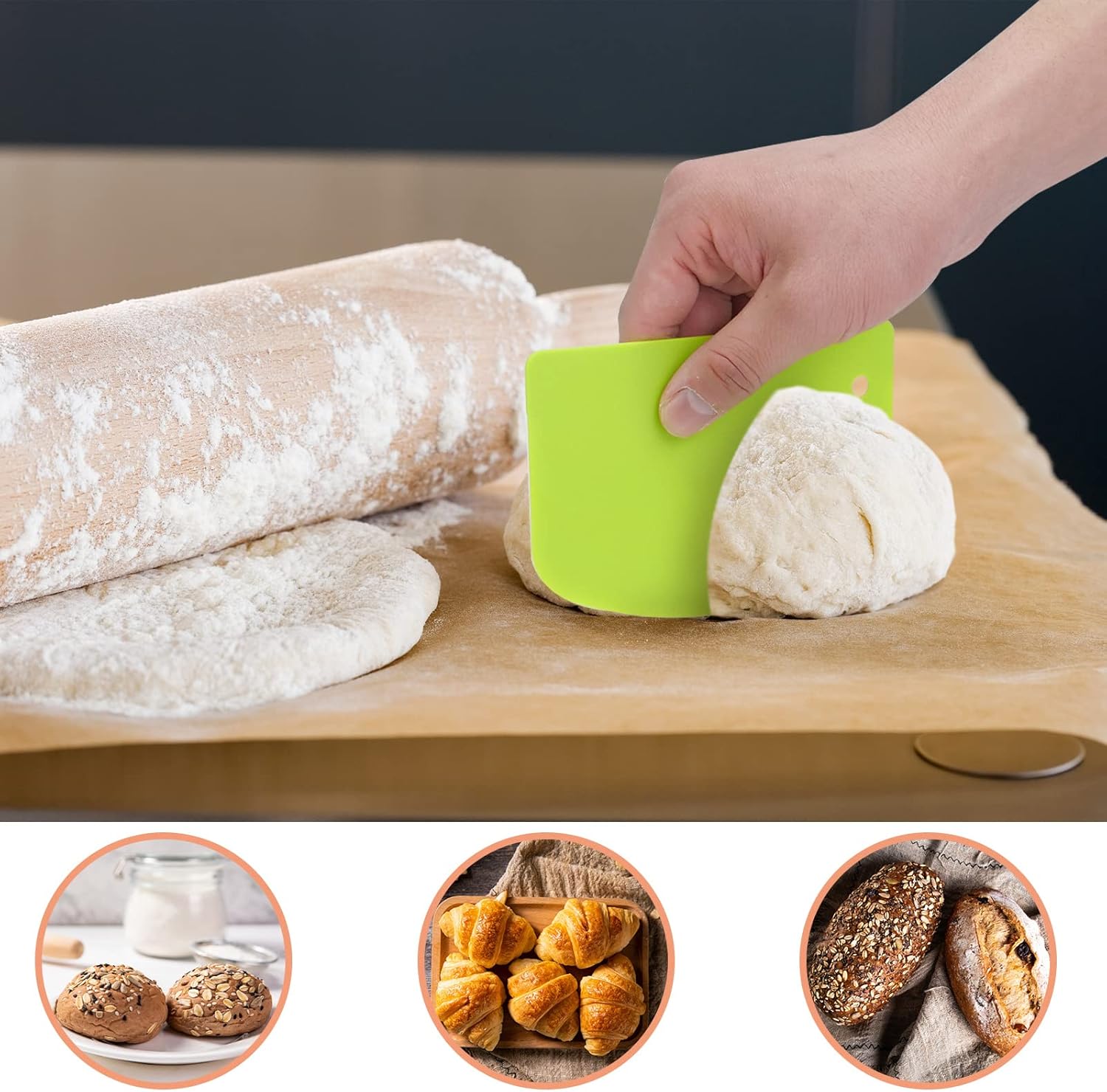 Hamur Kazıyıcı Plastik Hamur K - Bench Scraper Dough incelemesi ve fiyatı