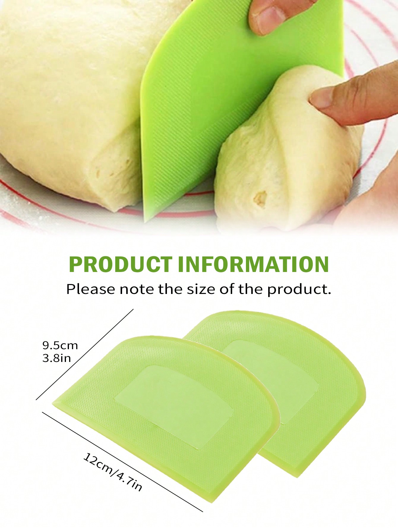 Leeseph 2 adet hamur kazıyıcı  - Bench Scraper Dough incelemesi ve fiyatı