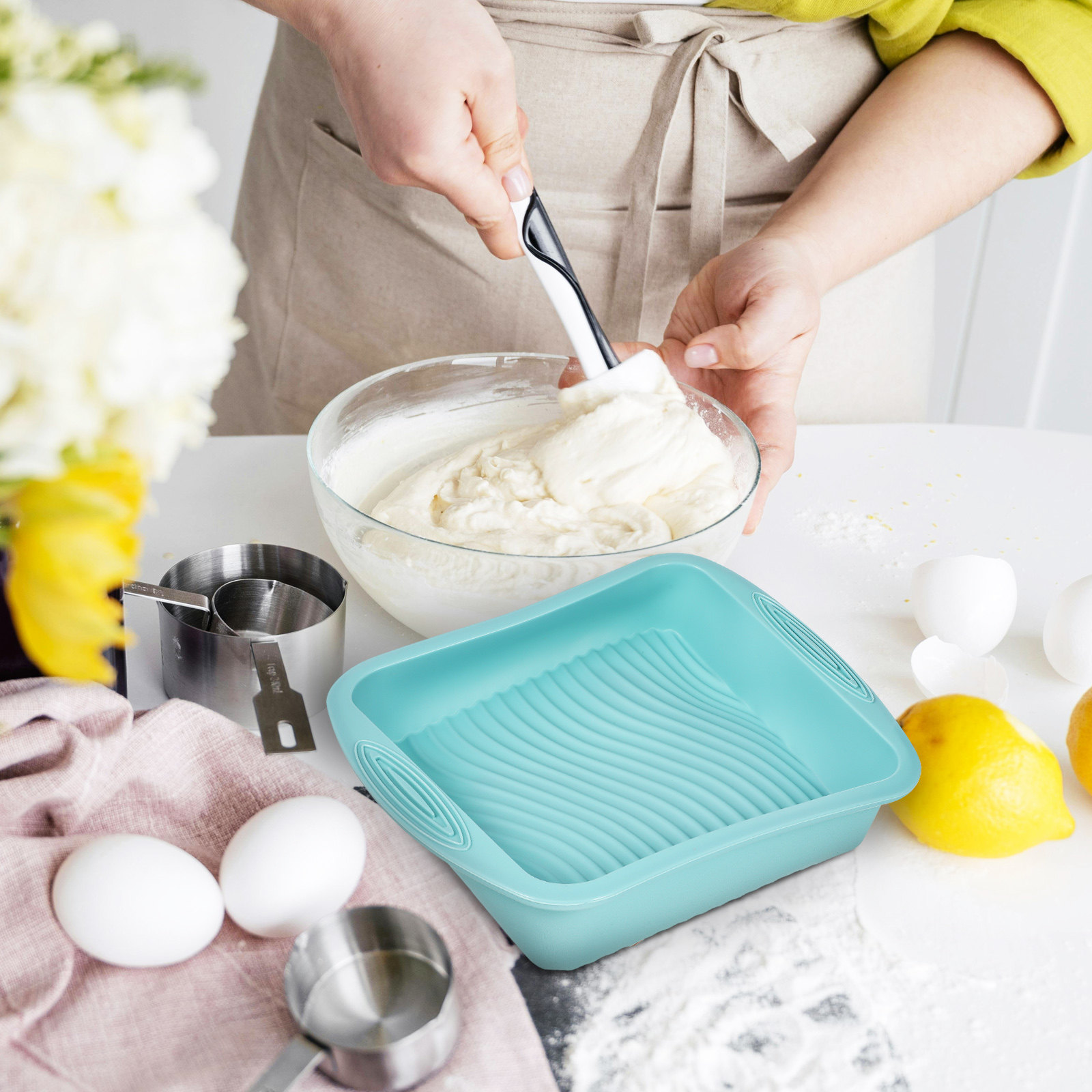 Kare Silikon Kek Kalıbı, Yapış - Kitchen Baking Trays incelemesi ve fiyatı