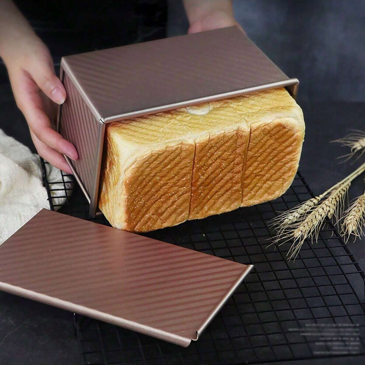 1 adet Kapaklı Altın Ekmek Kal - Kitchen And Baking Equipment incelemesi ve fiyatı